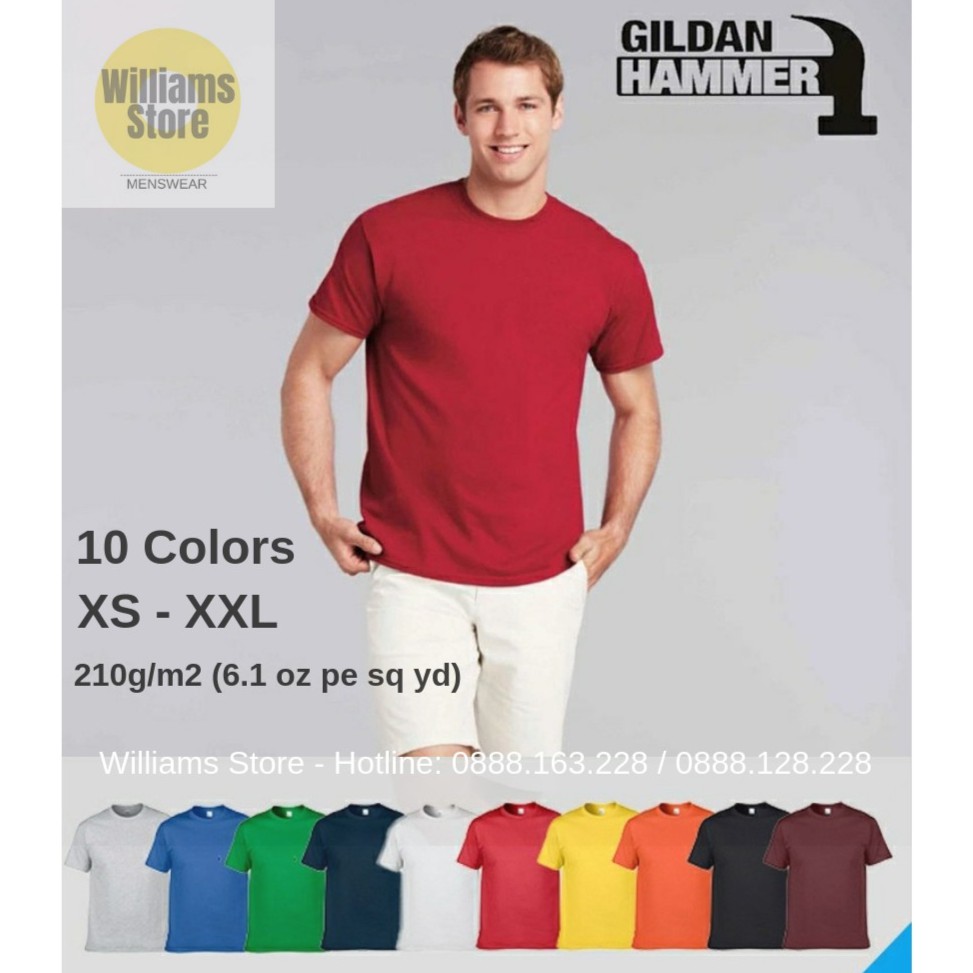 เสื้อยืด Gildan Hammer (Ultra Cotton) (มีหลายสี)
