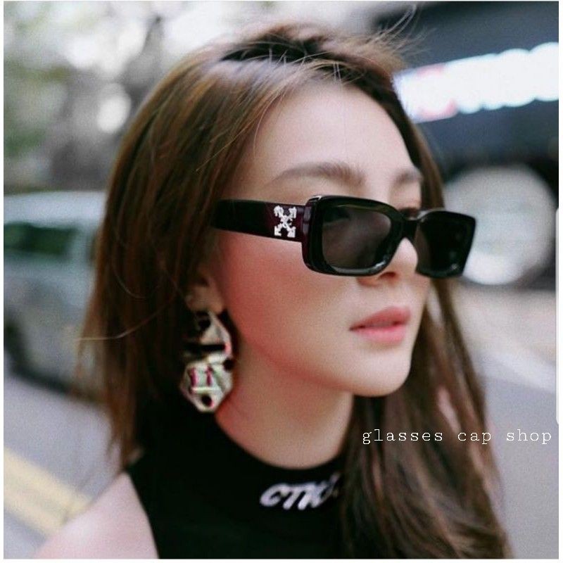 แว่นตาแฟชั่น แว่นตากันแดด New OW-2 [พร้อมส่งเก็บเงินปลายทาง]