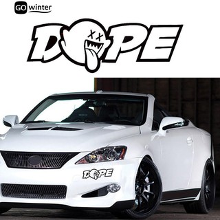 ♪ Dope ซุกซน Ghost Car Rear Trunk กระจกสะท้อนแสงสติกเกอร์ตกแต่ง