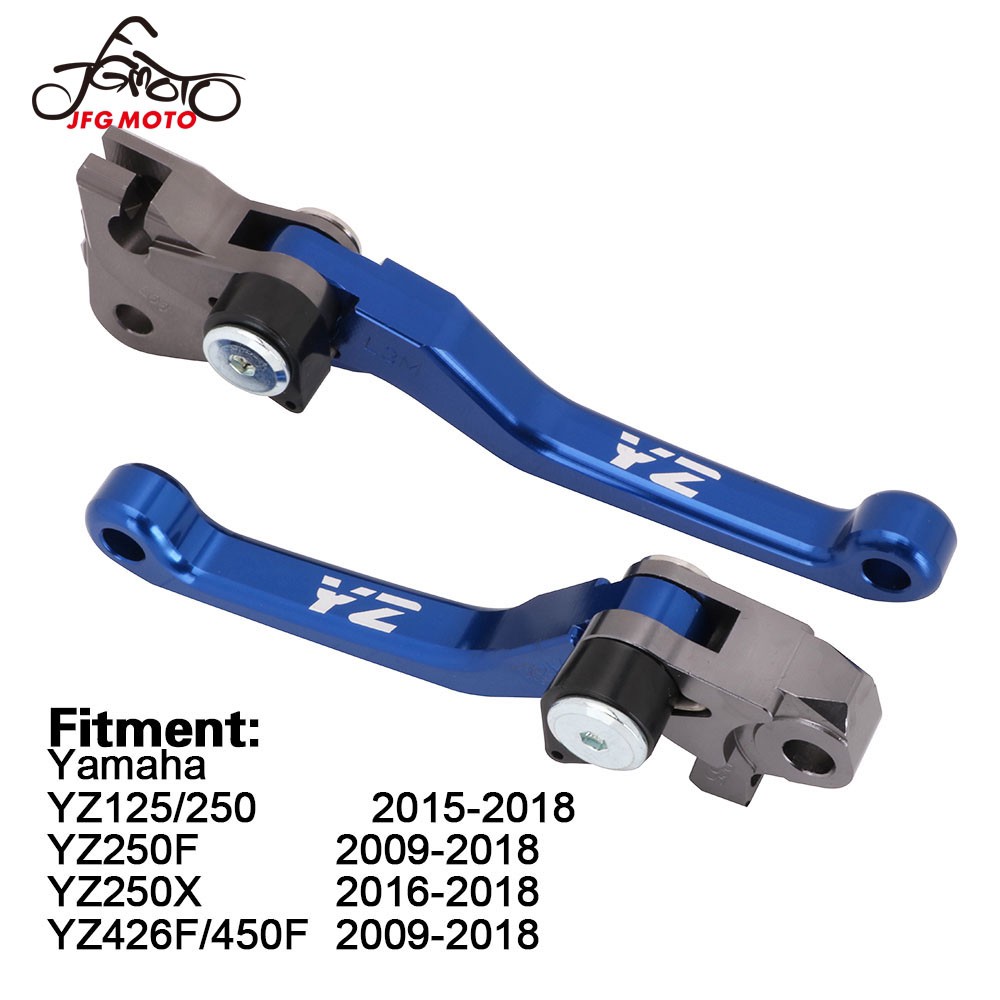 JFG MOTO ก้านคลัตช์ ใหม่ ก้านเบรกคลัทช์ แบบพับได้ สําหรับ YAMAHA YZ125 YZ250 YZ250F YZ250X YZ426F YZ450F