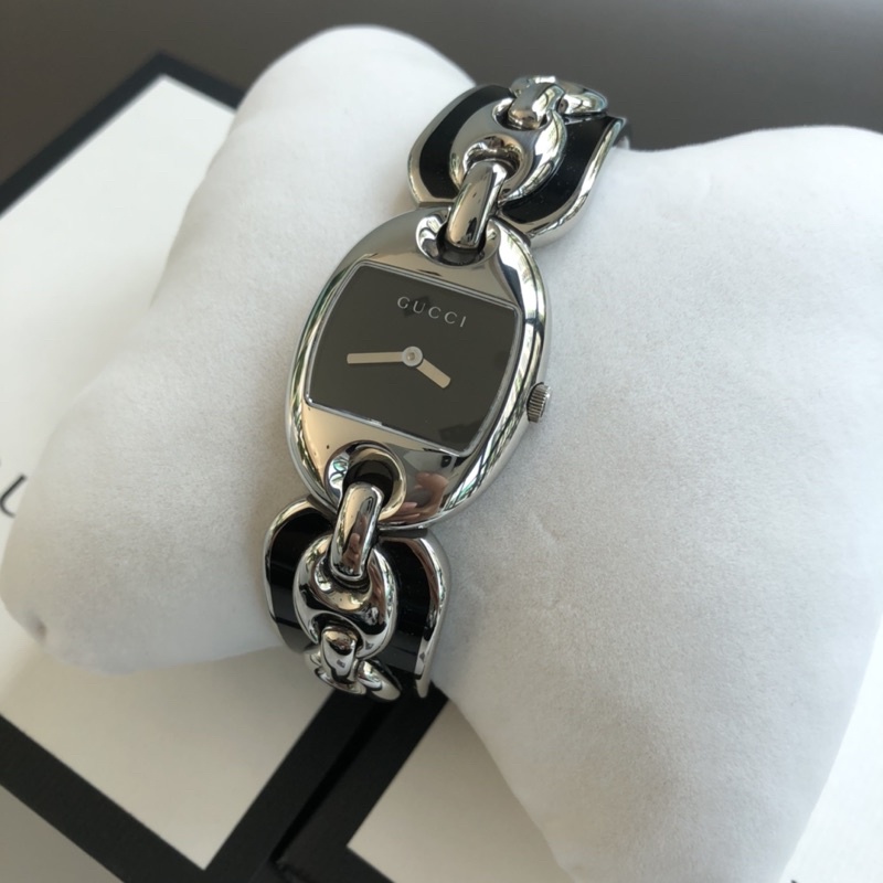 Gucci Marina Chain Collection Black Dial Ladies Watch