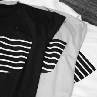 Hahar Striped Pocket Tee