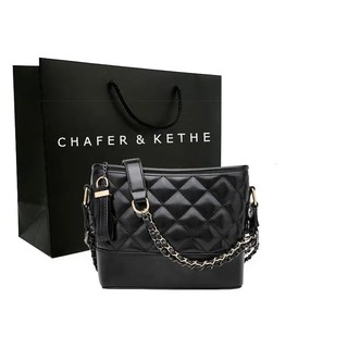 CHAFER&amp;KETHE (ของแท้) กระเป๋าสะพายข้าง กระเป๋าผู้หญิง กระเป๋าแฟชั่นกาหลี กันน้ำ