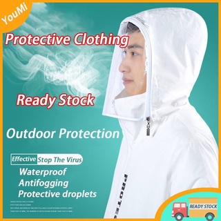 ชุดป้องกันเชื้อโรค Protective Jacket ป้องกันเชื้อโรค  ชุด ppe ป้องกันเชื้อโรค