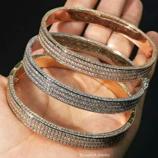 Diamond bracelet+ring