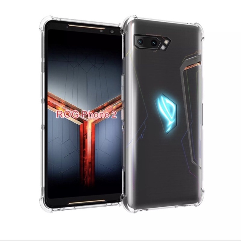 Softcase Asus Rog Phone 2 Transparent Anti Crack Asus ROG Phone 2 Airbag Crystal Clear Case