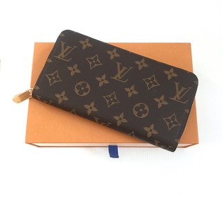 New LV Zippy wallet Monogram dc20 ภายในสีแดง