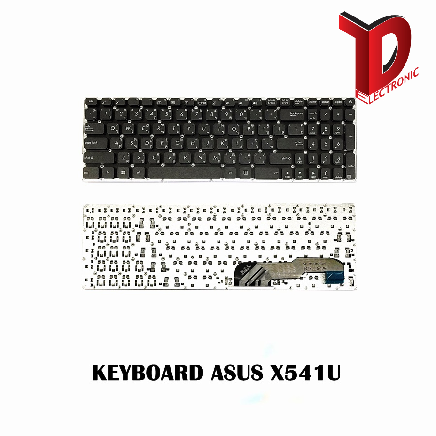 KEYBOARD ASUS X541 X541U K541 K541U K541UA K541UV / คีย์บอร์ดโน๊ตบุ๊คเอซุส ภาษาไทย-อังกฤษ
