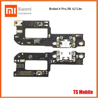 สายแพรชุดก้นชาร์จ Xiaomi Redmi 6 Pro,Mi A2 Lite