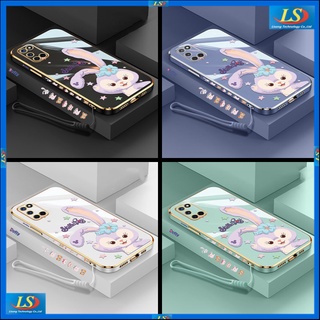 เคส Realme 7 5G เคส Realme Narzo 20 pro 7 5i 5 pro 5s C3 7i C17 8i 9 pro 8 5G 8 pro เคสโทรศัพท์มือถือ ลายการ์ตูนกระต่าย StellaLou TZ