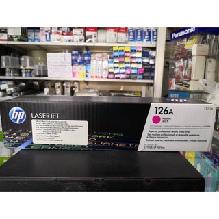 [[ลดล้างสต็อกจ้า!!!] ตลับหมึก TONER HP แท้ 126A M (CE313A) สีแดง