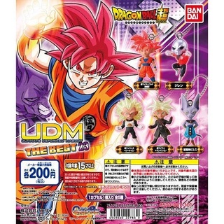 [Bandai] Gashapon Dragon Ball UDM The Best 23 Key Chain Complete Set พวงกุญแจดราก้อนบอล UDM The Best 23 ครบชุด 6 ตัว