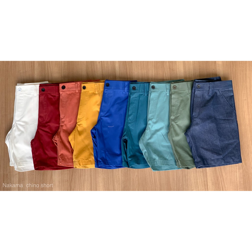 กางเกงขาสั้นผ้าชิโนความยาวความยาว17นิ้ว (ใส่โค้ดNA6JUNE ลดเพิ่ม 38.-)