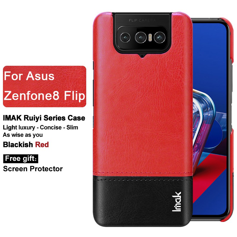 iMak Hard Cover Asus Zenfone 8 Flip Business Slim Hard Phone Case