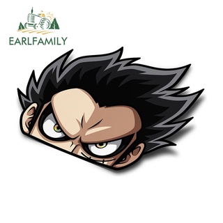 Earlfamily สติกเกอร์ ลายกราฟฟิตี้ ONE PIECE 13 ซม. x 8.9 ซม. กันน้ํา สําหรับติดตกแต่งรถยนต์