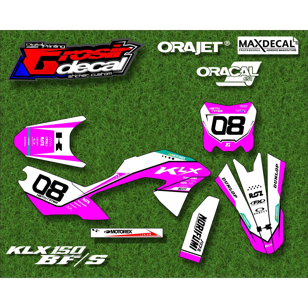 สติ๊กเกอร์ KLX BF 150 KLX BF 150 KLX G สติ๊กเกอร์เต็มตัว