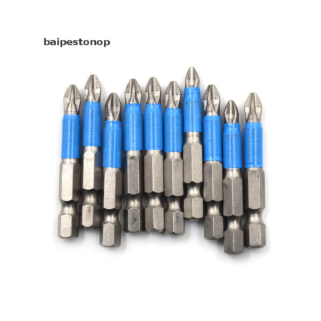 [baipestonop] ใหม่ ดอกไขควงไฟฟ้า หกเหลี่ยม แม่เหล็ก กันลื่น PH2 ยาว 50 มม. 1/4 นิ้ว 1 ชิ้น ขายดี