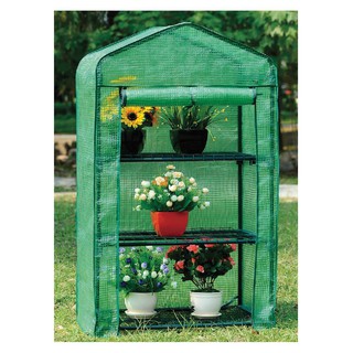 โรงเรือนเพาะปลูก 3 ชั้น GH-011 สีเขียว GREENHOUSE SPRING GH-003 3-TIER GREEN