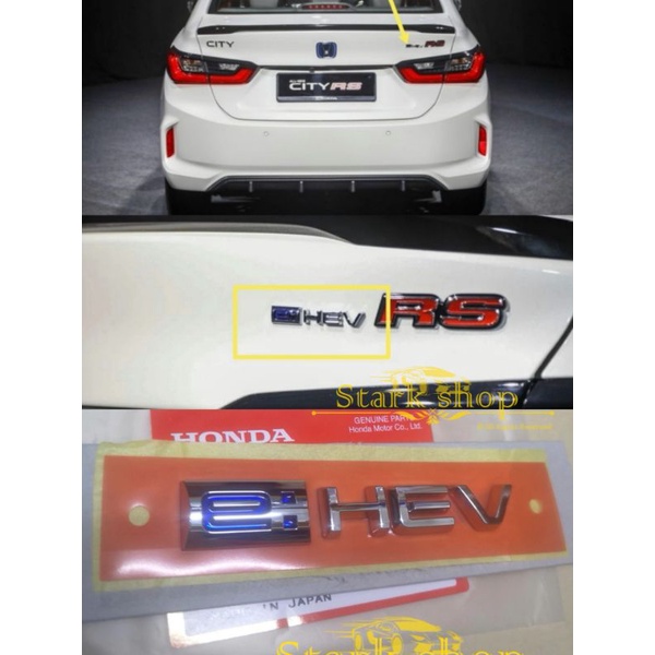 HONDA CITY 2020~2025 GN2 RS MODEL REAR BONNET EMBLEM โลโก้ E-HEV MARK " E:HEV " HRV 2022