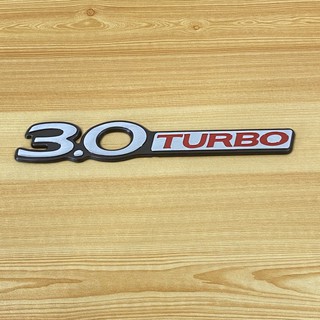 โลโก้* 3.0 TURBO ติด ISUZU ( ขนาด* 3.2 x 20 ) ราคาต่อชิ้น