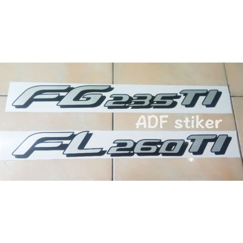 สติ๊กเกอร์ Hino FG235TI / สติ๊กเกอร์ Hino FL260TI / Hino FG 235 TI FG260 TI
