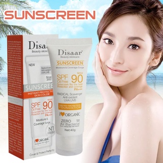 🚒พร้อมส่ง👉🏻ครีมกันแดดทาหน้า ทาตัว SPF 90 Sunscreen Cream SPF90 Moisturizing Whitening Cream