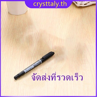 Cry111 ปากกามาร์กเกอร์สองหัวสีดําสําหรับใช้ในการเขียน คุณภาพดีรับประกันคุณภาพ