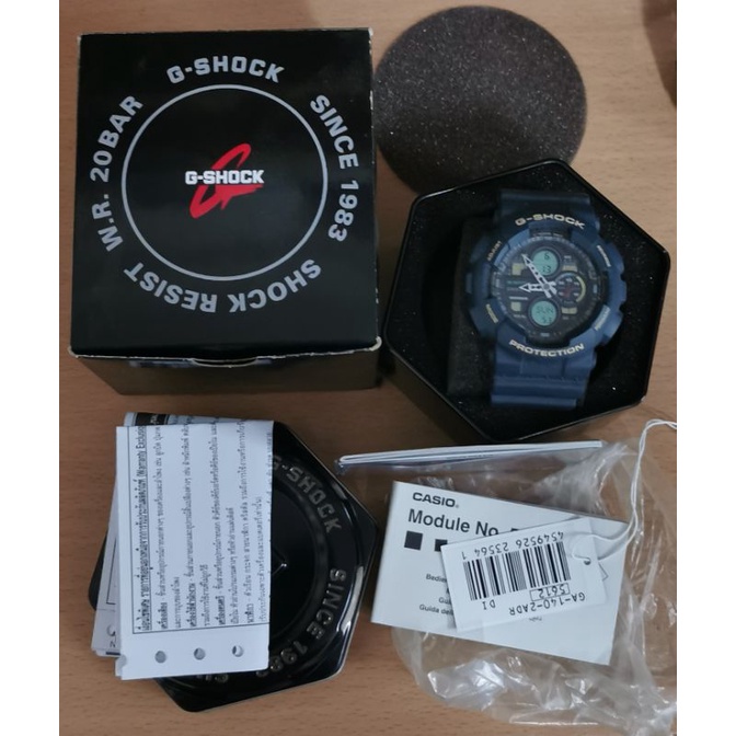 g shock​ ga140  ของแท้)(มือสอง)​