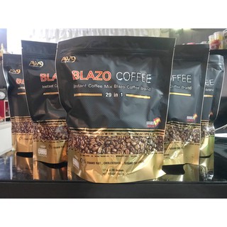 Blazo Coffee  เบลโซ่ กาแฟเพื่อสุขภาพ Blazo Coffee 29 in 1 (1 ห่อ 20 ซอง 17 กรัม) จำนวน  5 ห่อ