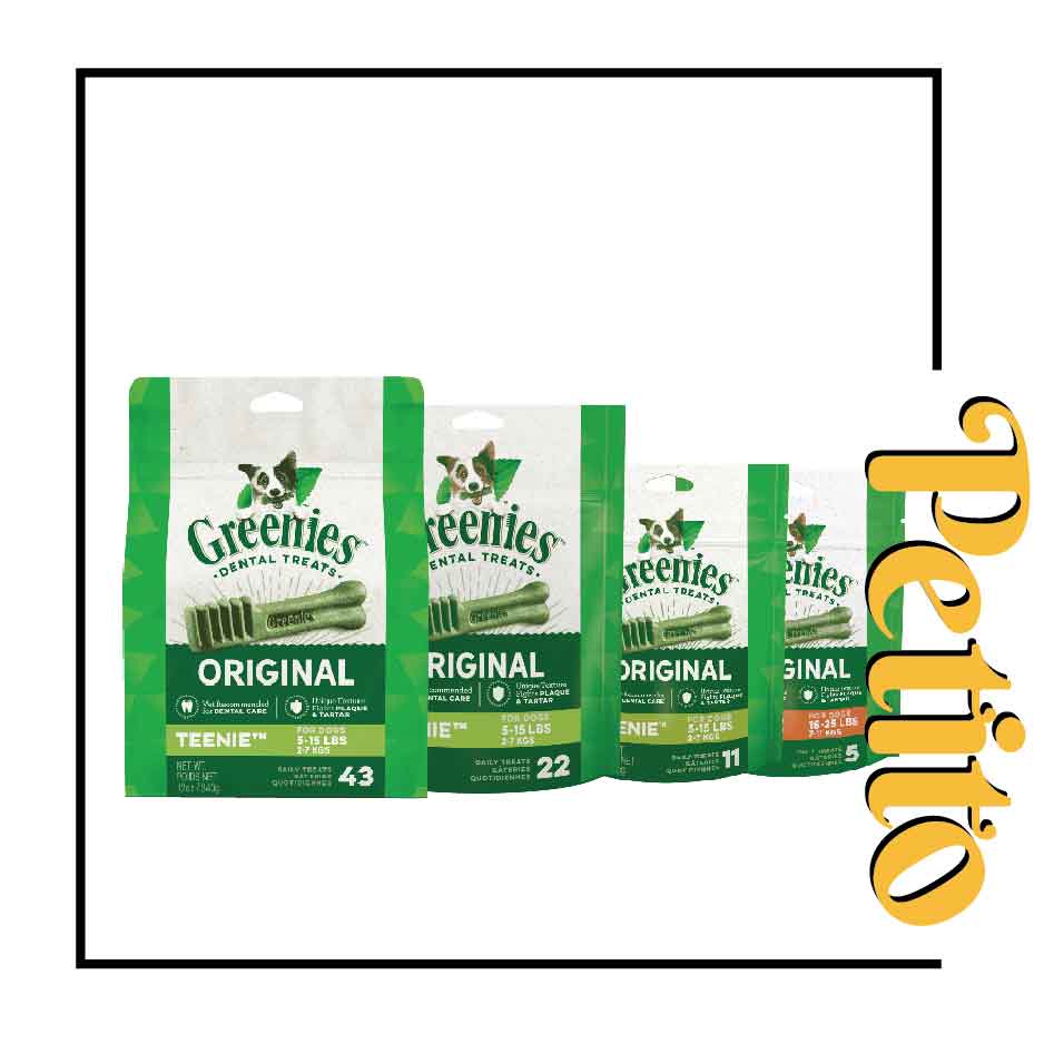 Greenies Dog Dental Treat 85g, 170g. 340g - ทีนี่ / เล็กกระทัดรัด