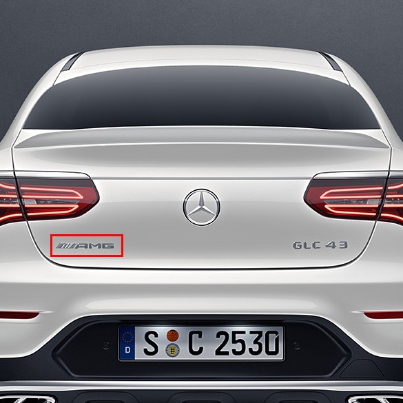 AMG BENZ logo อักษร ตรา สัญลักษณ์ โลโก้ ป้าย พลาสติก ABS สแตนเลส เบ็นส์ เอเอ็มจี Mercedes - รูปที่ 3