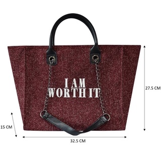 ลอรีอัล Worth It Chained Tote Bag กระเป๋าสะพาย