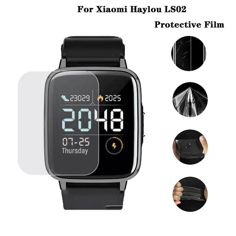 ฟิล์มกันรอยหน้าจอ TPU สําหรับ Xiaomi Haylou LS02 /LS02 pro Smart Watch