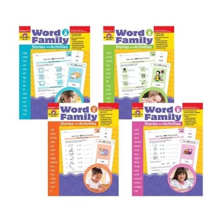 Word Family Stories and Activities เซต 4 เล่ม Level A-B-C-D