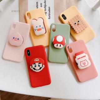 สต็อกพร้อมเคสโทรศัพท์มือถือลายการ์ตูนเห็ดบิสกิต 3 D สําหรับ Oneplus 5 5 T 6 6 T 7 T Pro