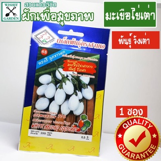 เมล็ดพันธุ์ มะเขือไข่เต่า พันธุ์วังเต่า 1 ซอง เมล็ดพันธุ์ผักเพื่อสุขภาพ เมล็ดพันธุ์คุณภาพ เมล็ดพันธุ์ตราสามเอ	เมล็ดพันธุ