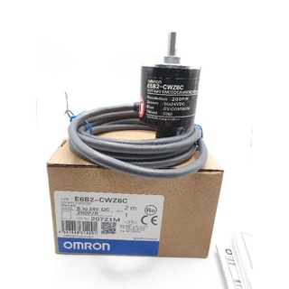 OMRON  E6B2-CWZ6C 200P/R 5-24vdc 2m ของใหม่มีกล่อง