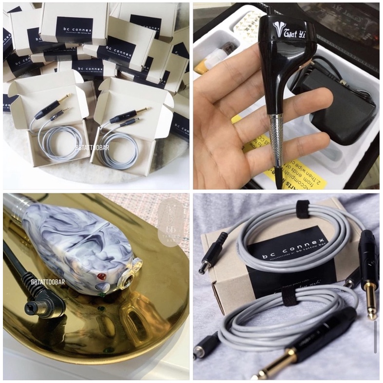 สายเสียบเครื่องสัก ทุกรุ่น เกรดพรีเมี่ยม  USA จ่ายไฟเสถียร ทำงานราบรื่น
