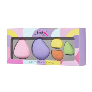 ฟองน้ำแต่งหน้า JESSUP MAGICAL MAKEUP SPONGE SP010 5PCS