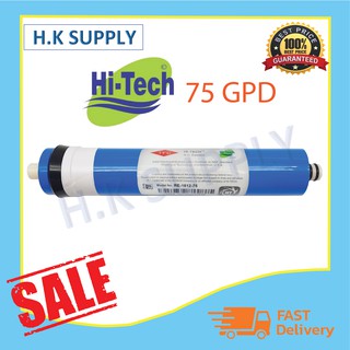 HI-TECH ไส้กรองน้ำ ไส้กรองเมมเบรน RO เมมเบรน Membrane 75GPD 100GPD 150GPD เครื่องกรองน้ำ ตู้น้ำหยอดเหรียญ HITECH