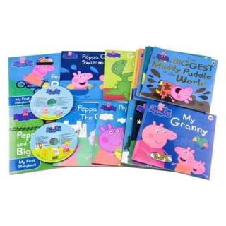 20 Books Peppa Story With audio CD and DVD