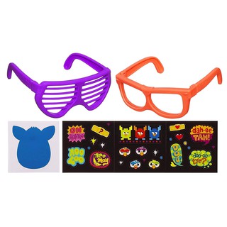 Hasbro Furby Frames - Orange and Purple - Includes 2 sets of frames and stickers