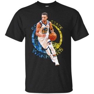 ผ้าฝ้าย 100%COTTONเสื้อยืดแขนสั้น พิมพ์ลายกราฟฟิค Stephen Curry Golden State Warriors สําหรับผู้ชาย ED2F sizes-5xl