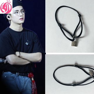 เครื่องประดับสร้อยข้อมือสายรัดข้อมือ Unisex จี้ล็อคขนาดเล็ก Bts