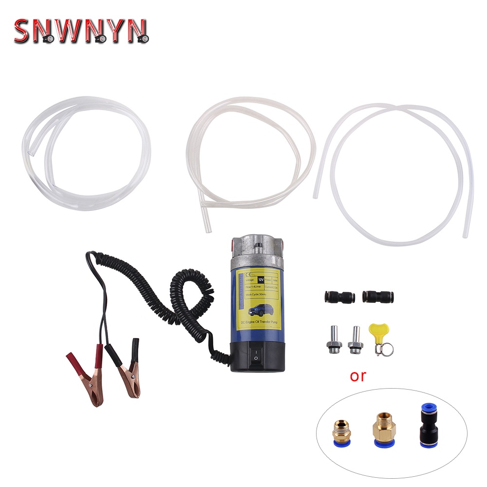 Oil Transfer Pump 12V Electric Scavenge Suction Transfer Change Pump Motor Oil Diesel Extractor Pump