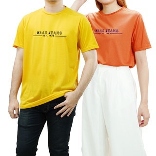 haas : เสื้อยืด haas jeans unisex TK--1985--SBSK2619