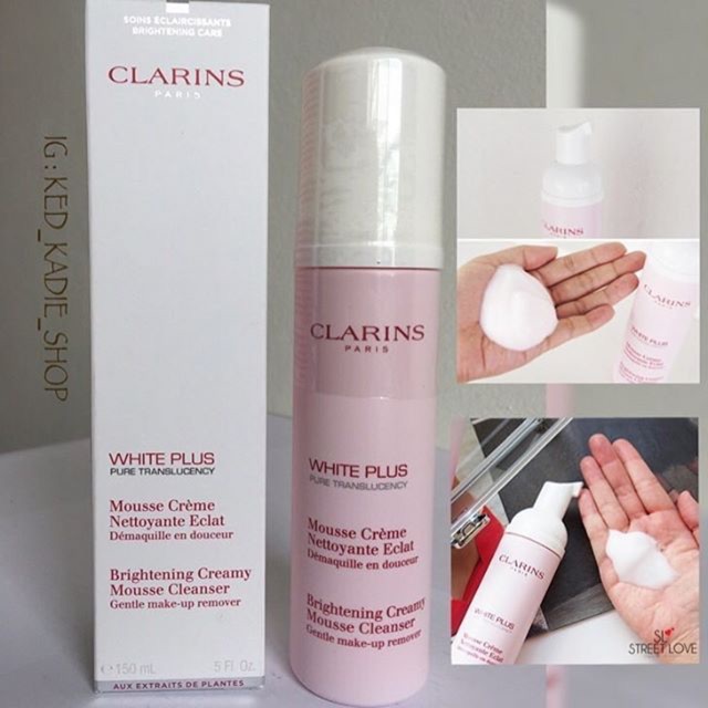 clarins brightening creamy mousse cleanser