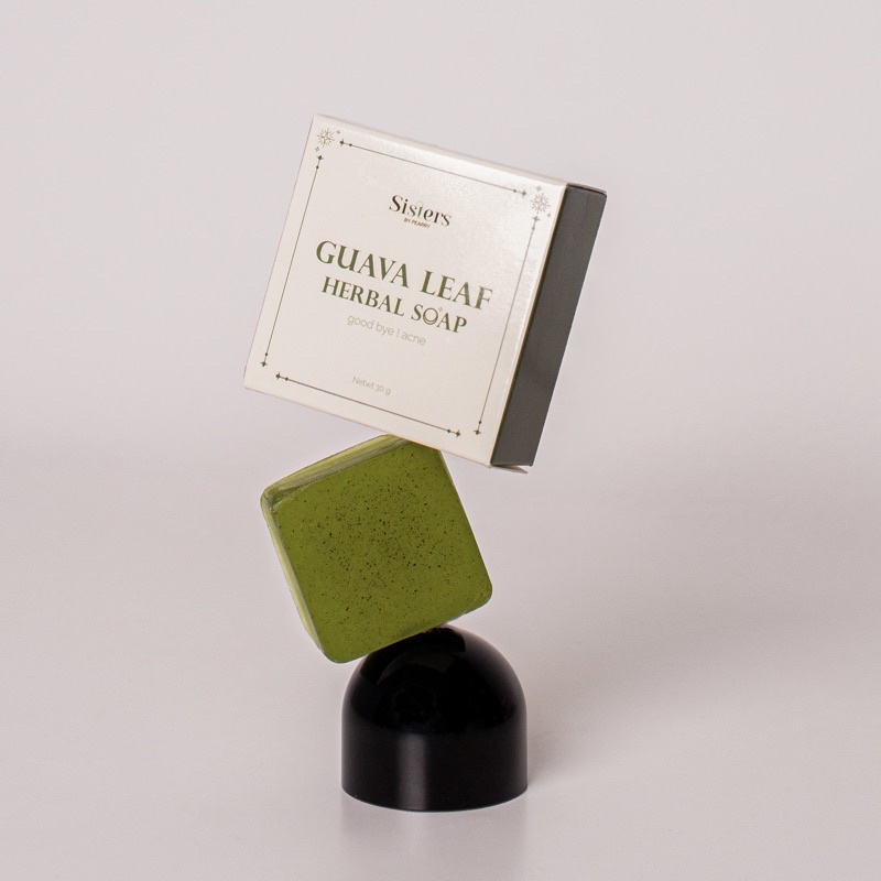 1แถม1 guava leaf herbal soap สบู่ล้างหน้าสมุนไพรใบฝรั่ง สบู่ล้างหน้า ปริมาณ 30 กรัม พร้อมส่ง