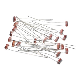 100PCS 5506 ตัวต้านทานแสงขึ้นอยู่กับ LDR 5MM Photoresistor ขายส่งและขายปลีก Photoconductive resistance