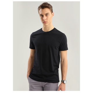 GIORDANO Online Exclusive เสื้อยืด คอกลม 1 แพ็ค มี 3 ชิ้น Mens Solid Crewneck Basic Tees 01245504